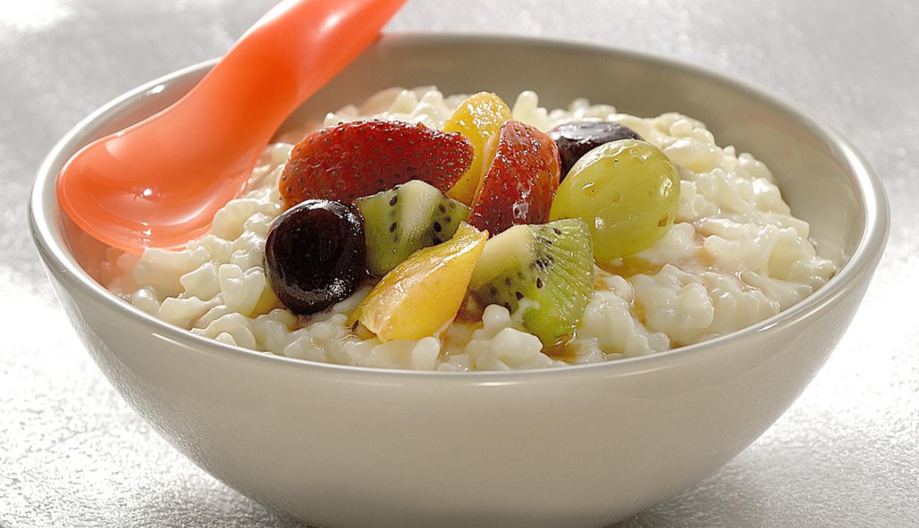 Risotto dulce con leche