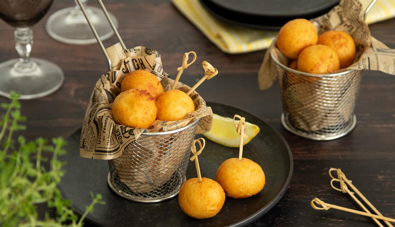Bolitas de patata y queso
