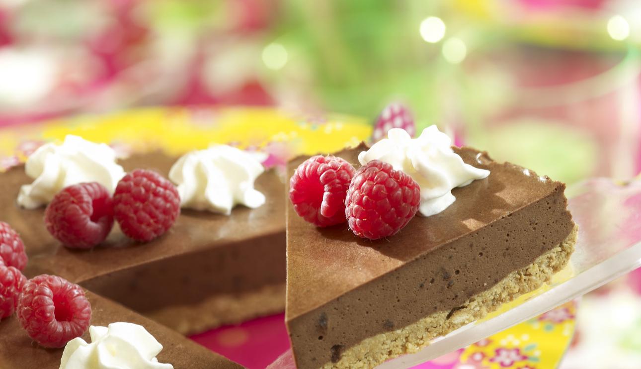 Tarta de chocolate decadente