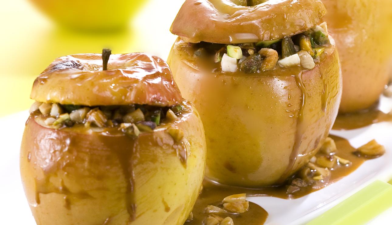 Manzanas con Dulce de Leche al horno