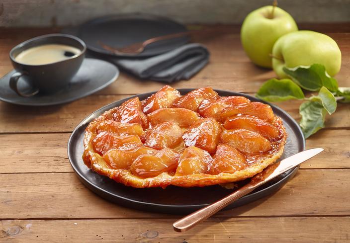 Tarta tatín de manzana