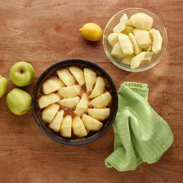 Tarta tatín de manzana
