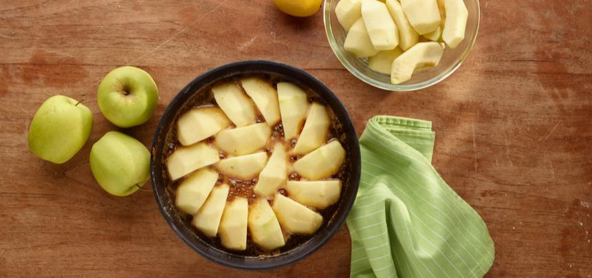 Tarta tatín de manzana