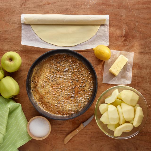 Tarta tatín de manzana