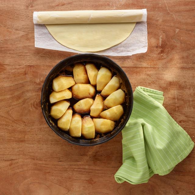 Tarta tatín de manzana