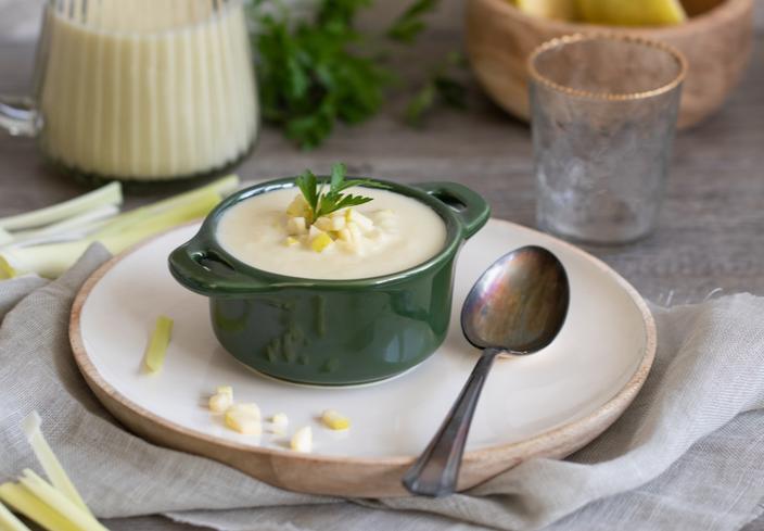Vichyssoise de manzanas