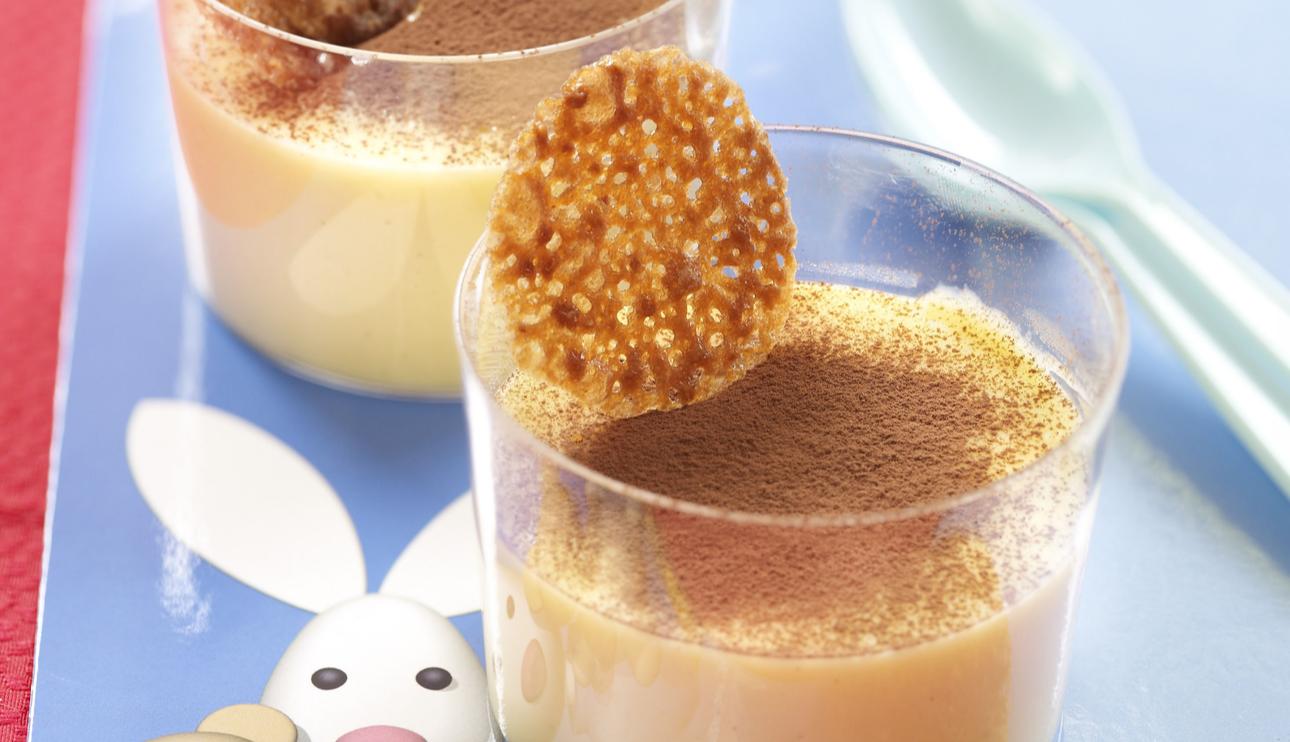 Natillas con galletas