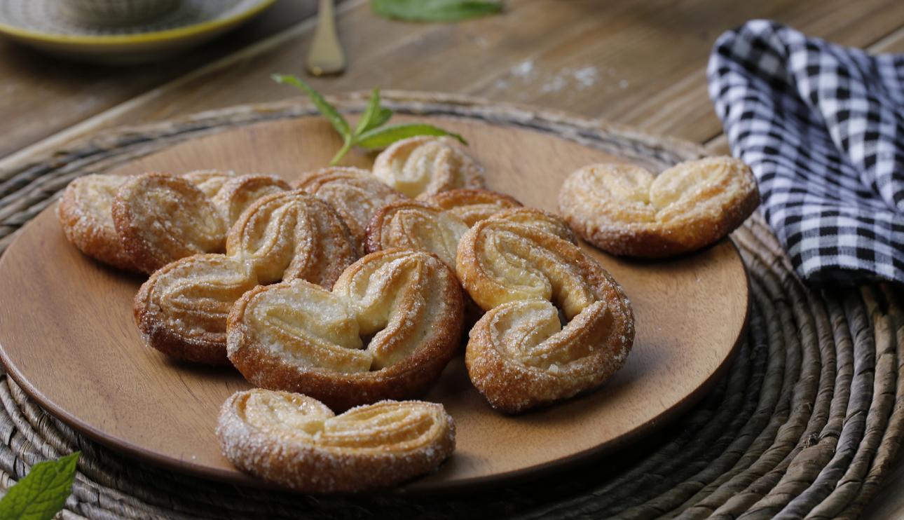 Palmeritas de hojaldre