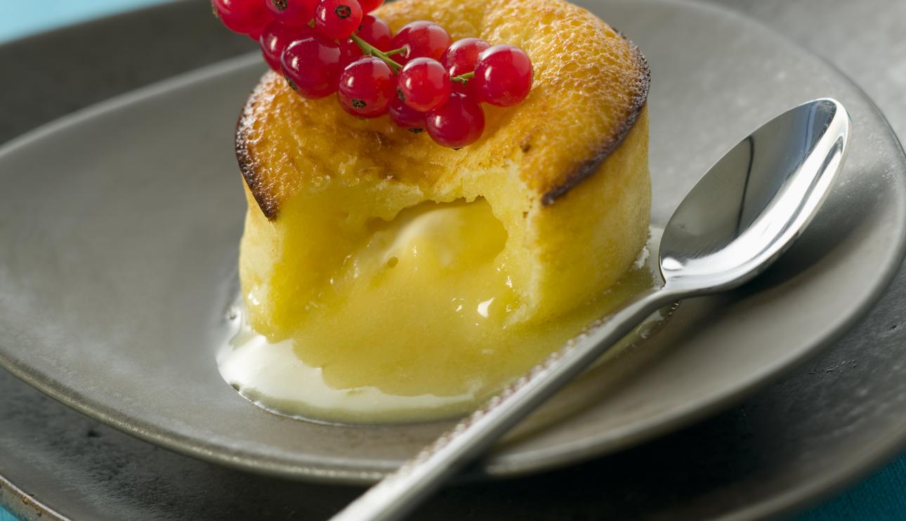 Coulant de chocolate blanco