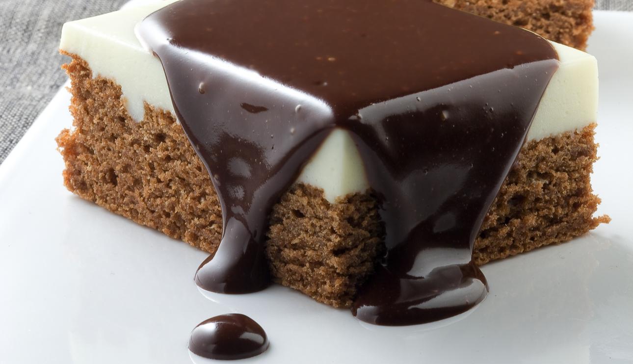 Delicia de tres chocolates