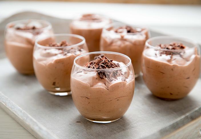 Mousse de chocolate intenso