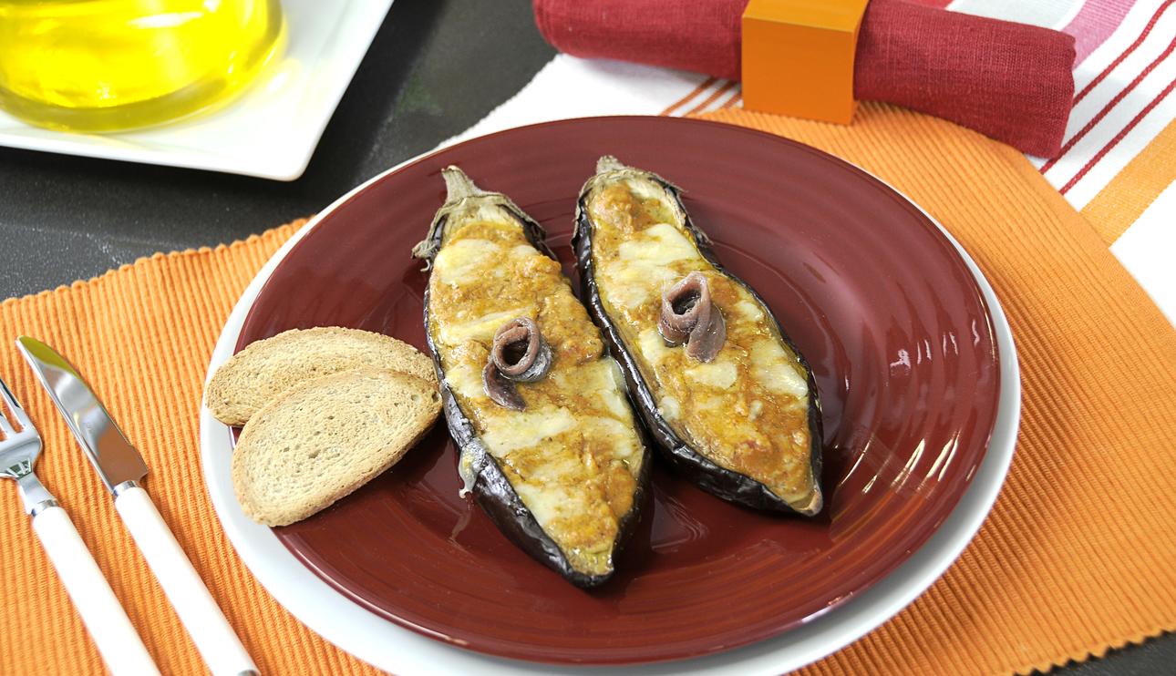 Berenjenas gratinadas con anchoas