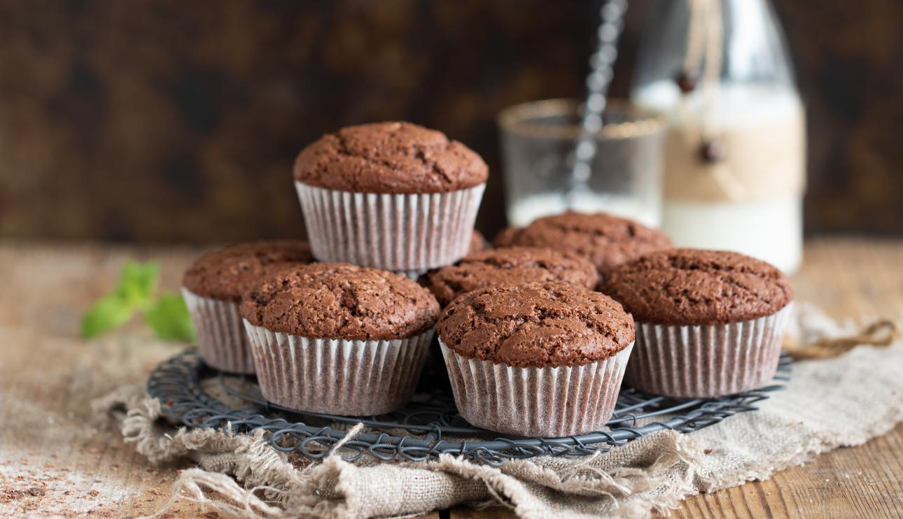 Magdalenas de chocolate