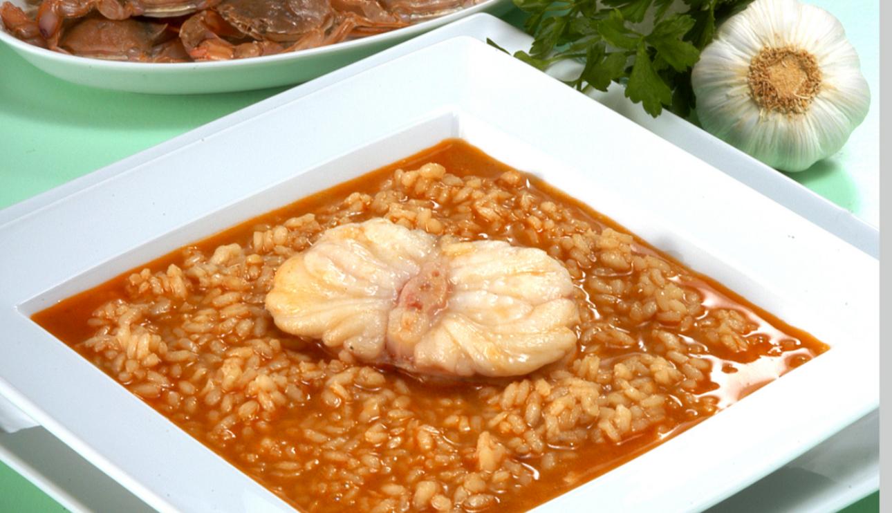 Arroz caldoso de pescado