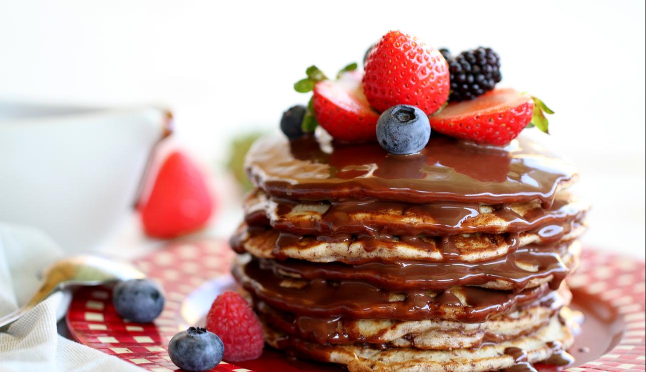 Tortitas con chocolate