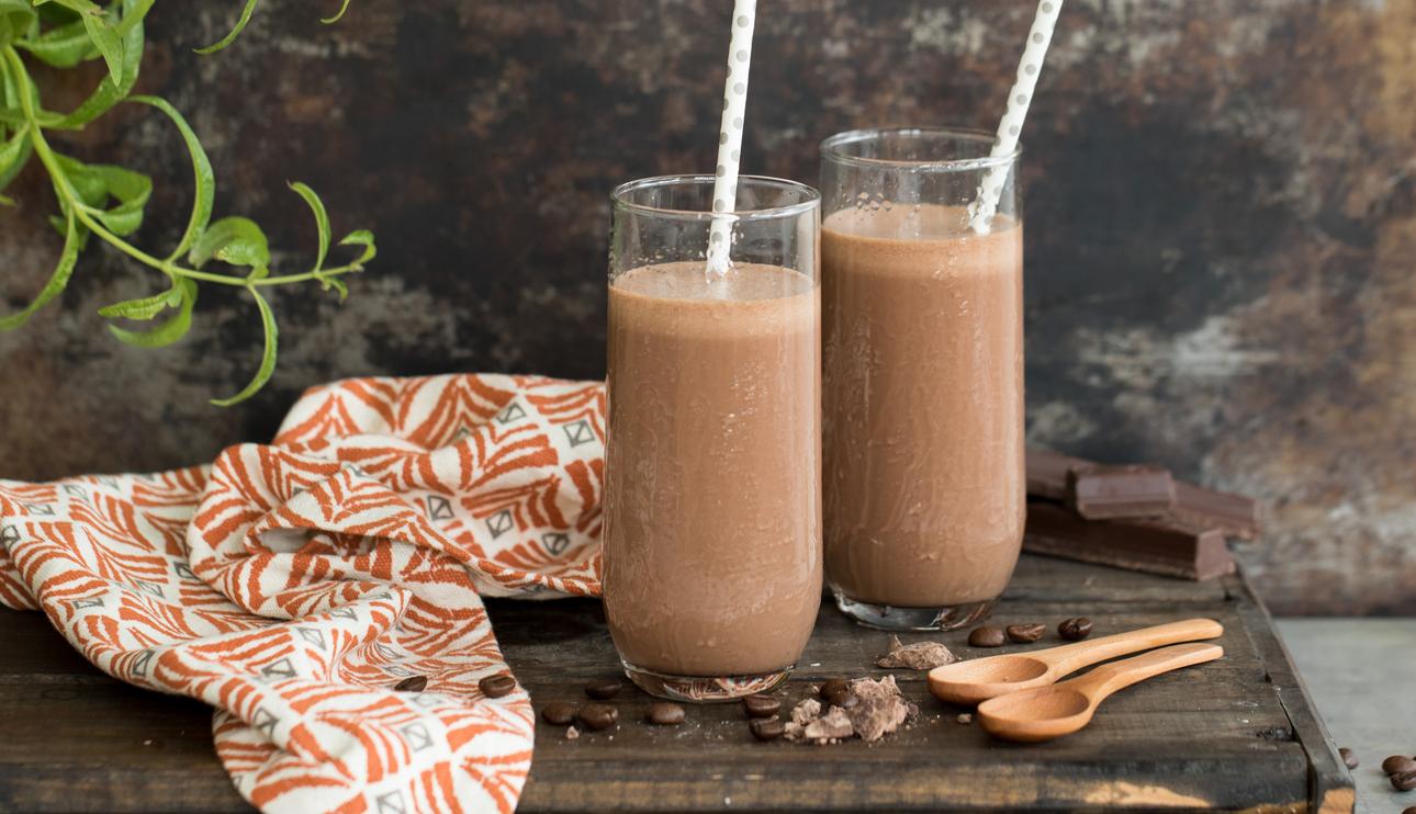 Batido helado de chocolate