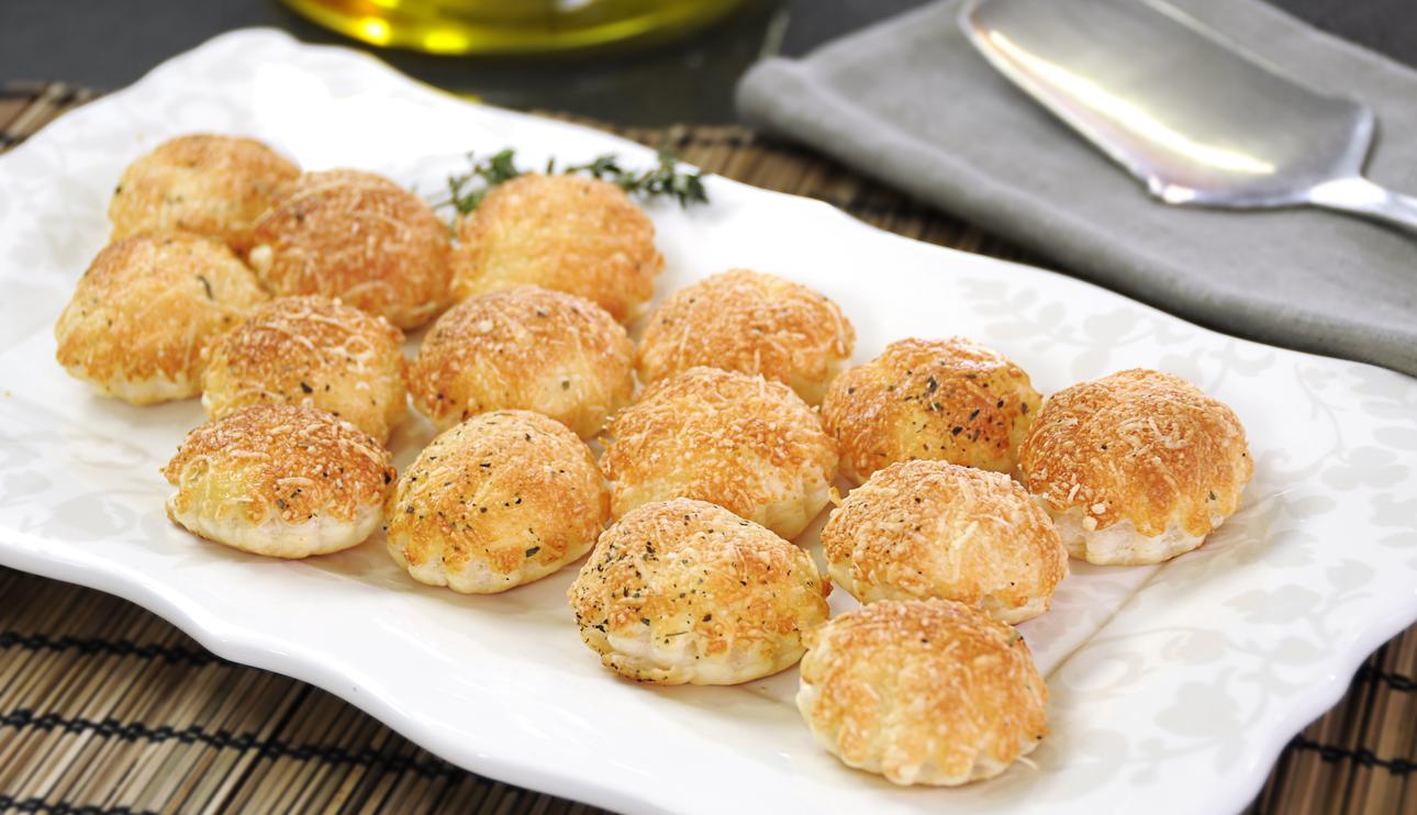 Galletas de hojaldre y parmesano
