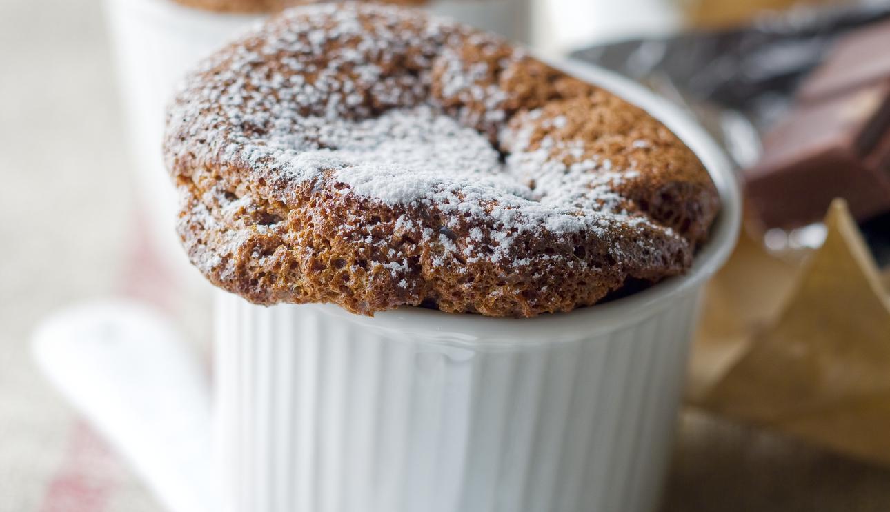 Soufflés de chocolate