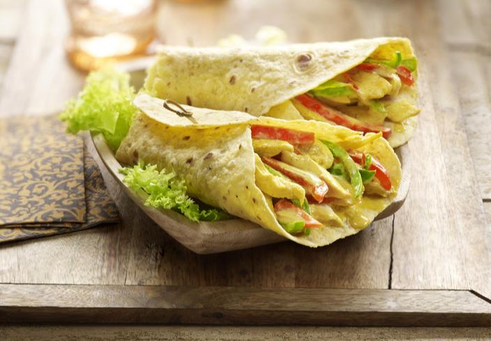 Fajitas con pollo Ideal