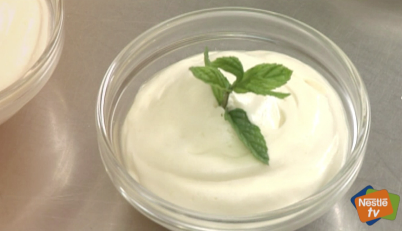 Crema fría de limón