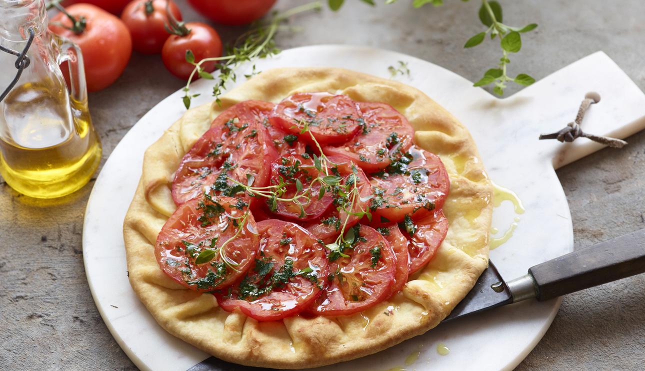 Tarta de tomate a la italiana