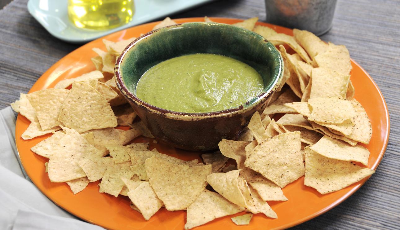 Dip de guisantes con yogur