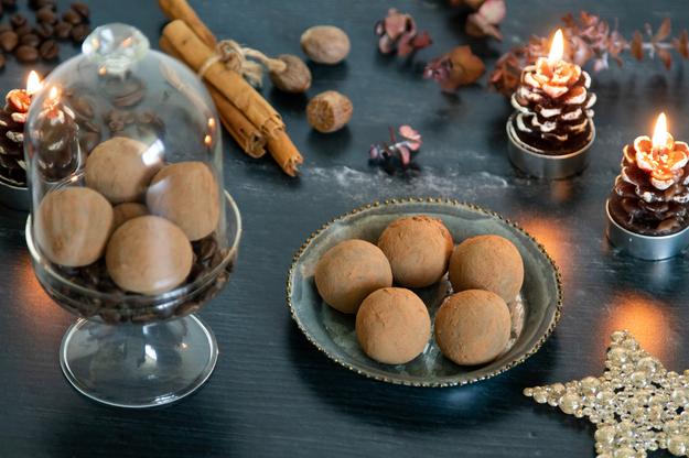 Trufas de café y especias