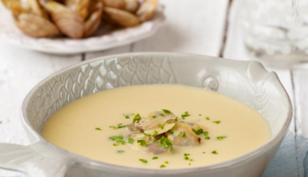 Crema de almejas