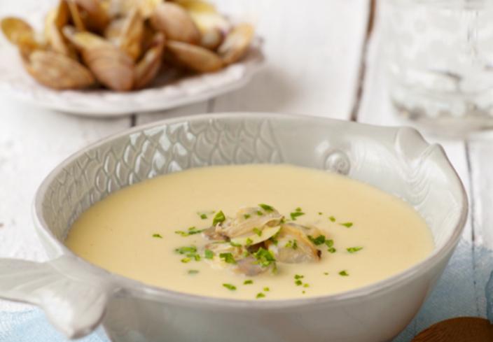 Crema de almejas