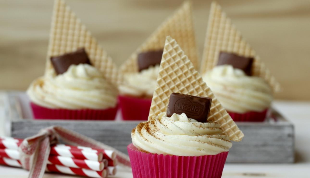 Cupcakes de leche condensada a la canela