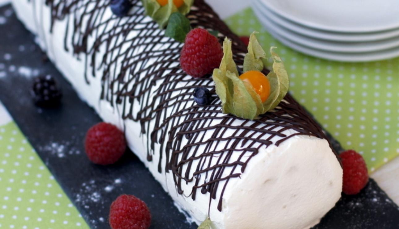 Tronco de Dulce de Leche y nata