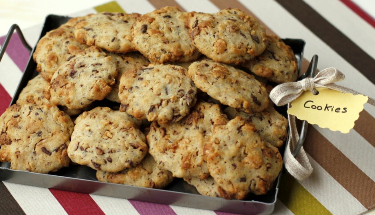 Cookies de cereales y chocolate