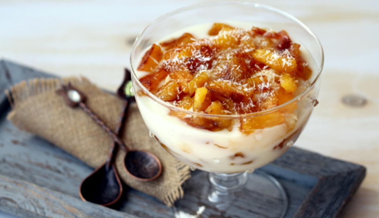 Copa de piña colada para el día del padre