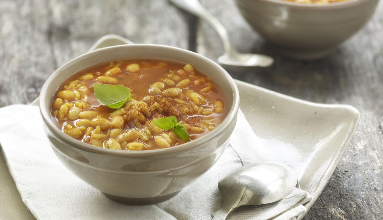 Potaje de alubias con arroz