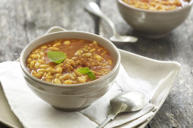 Potaje de alubias con arroz