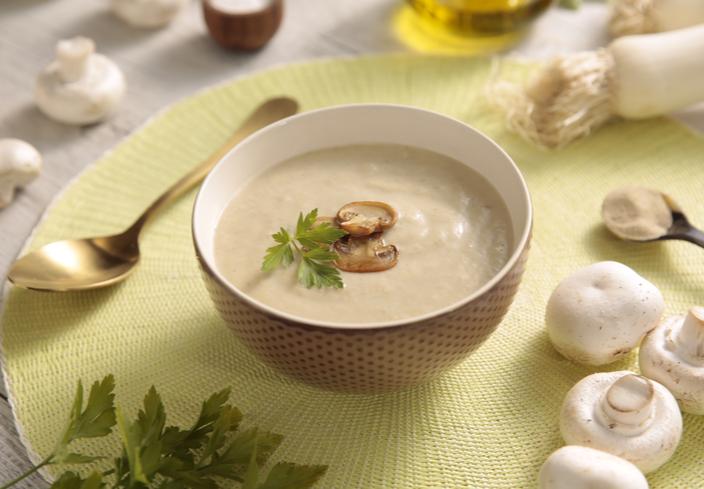 Receta crema de champiñones casera Ideal