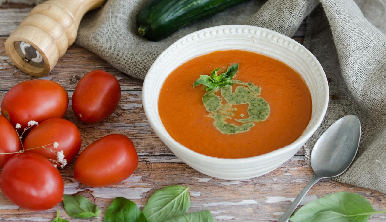 Gazpacho al pesto