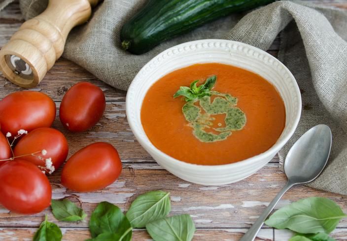 Gazpacho al pesto