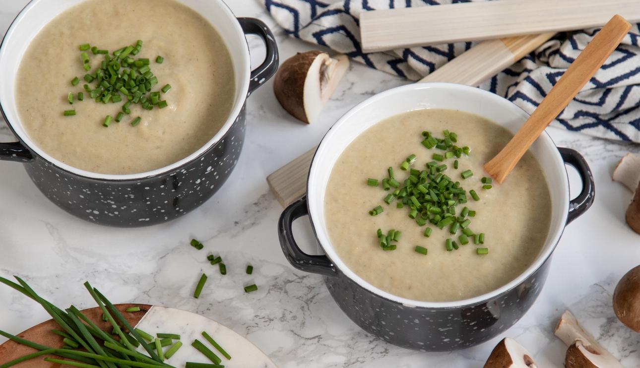 Crema de Champiñones y Setas Silvestres