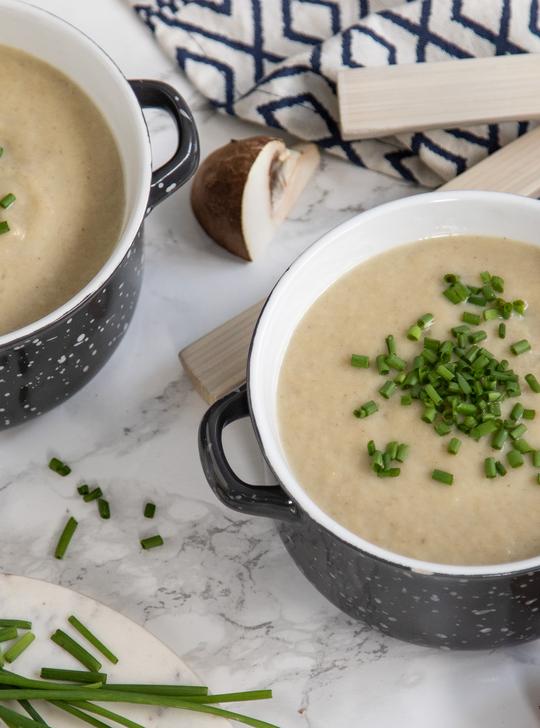 Crema de setas de temporada