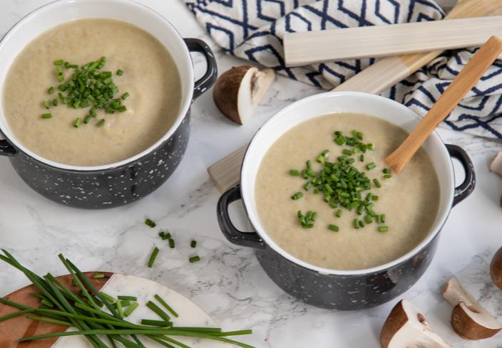 Crema de setas de temporada