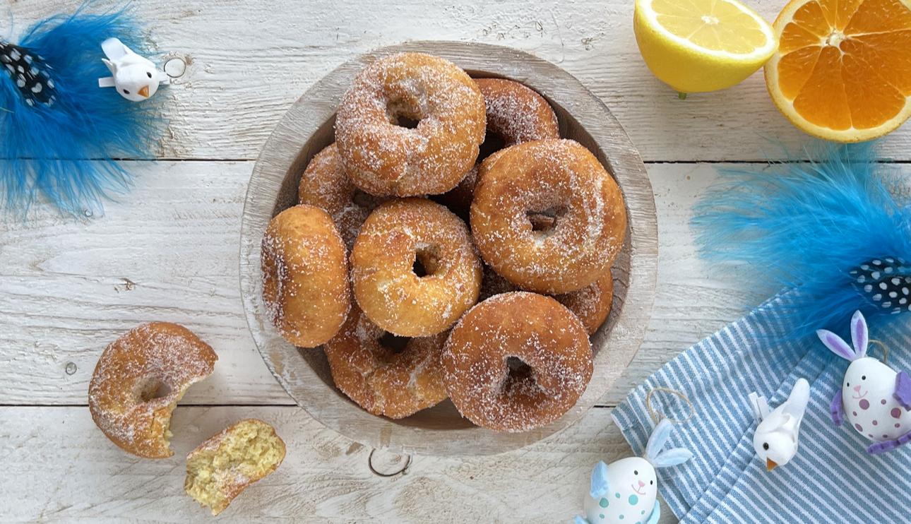Rosquillas de leche condensada