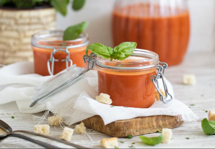 Gazpacho de sandía con tomate