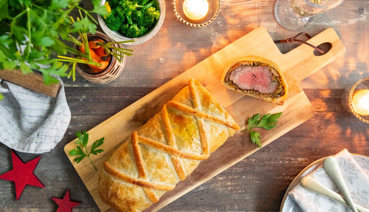 Solomillo en hojaldre `wellington`