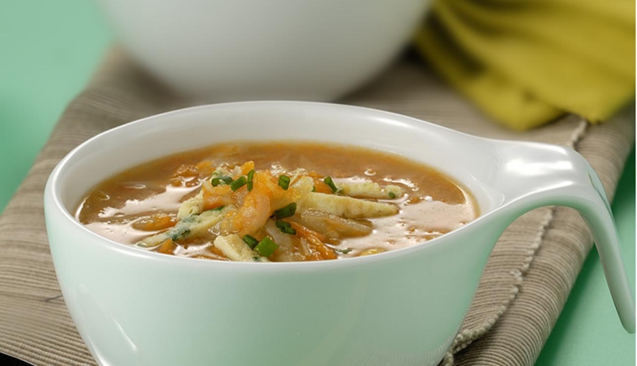 Sopa de calabaza y patata