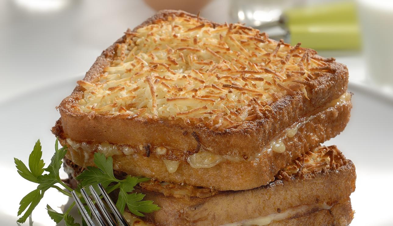 Torrijas de jamón y queso