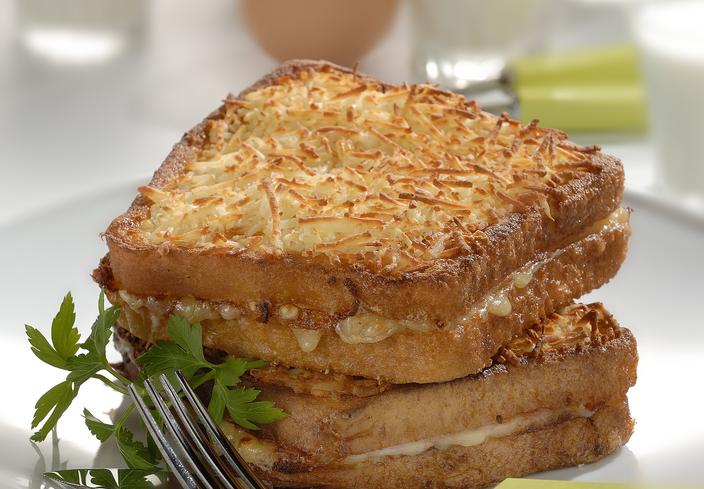 Torrijas de jamón y queso