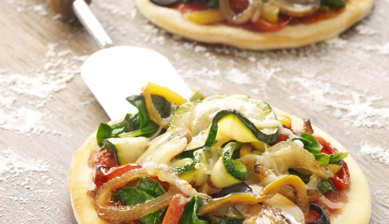 Mini pizzas vegetal