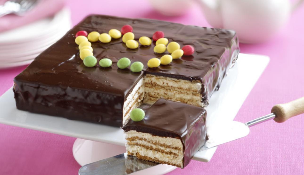 Tarta de reyes con mousse de chocolate blanco y Dulce de Leche