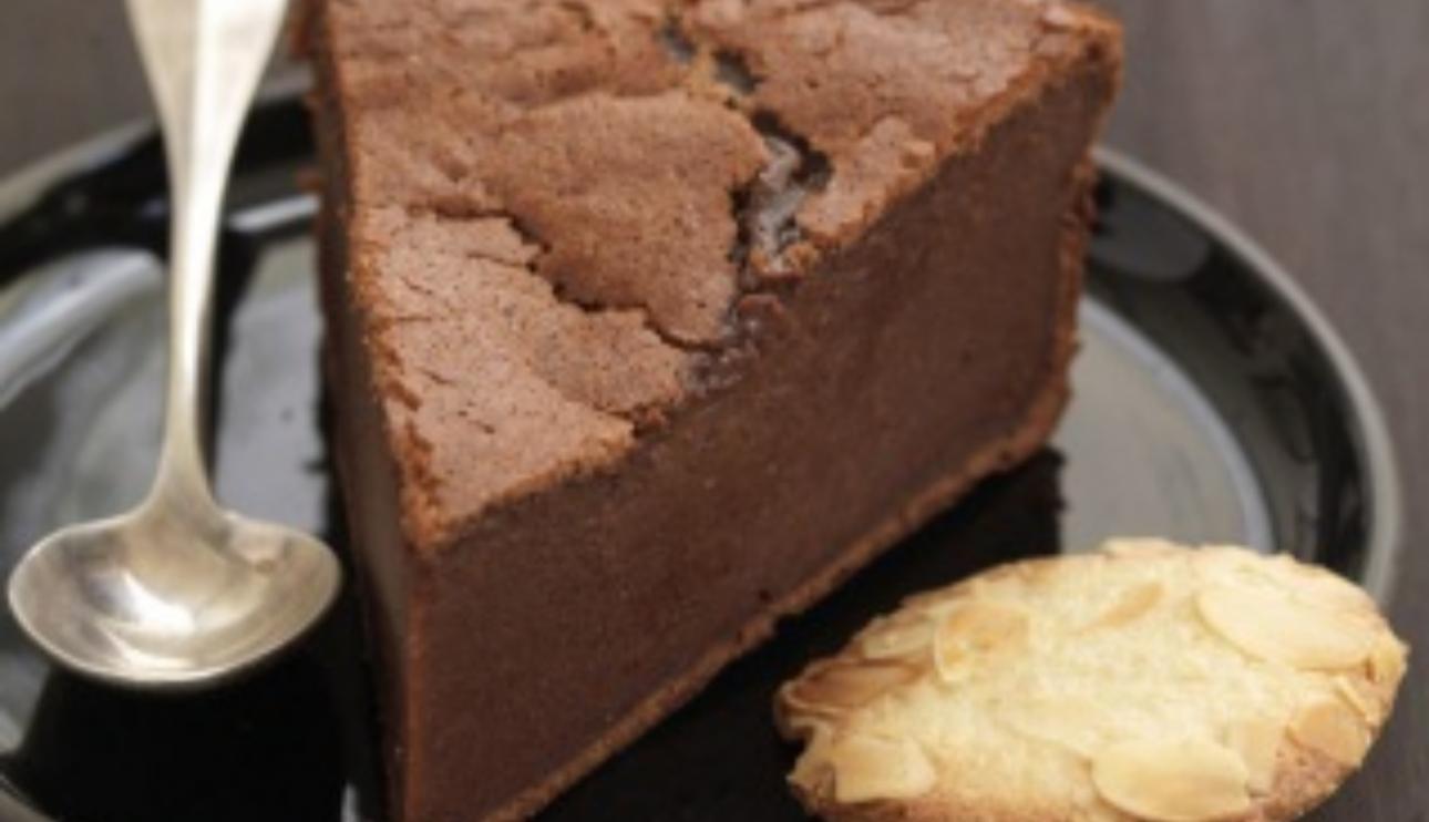 Pastel flan de chocolate
